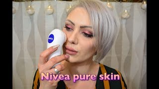 Brosse nettoyante nivea pure skin ❤️ Anadreambeauty [upl. by Ellehcem388]