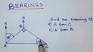 Maths bearings explained [upl. by Aicek590]