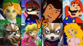 All Super Smash Bros Intros Official vs Animated [upl. by Eiramac933]