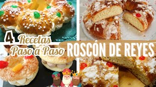 ROSCÓN REYES Fácil 4 Recetas Paso a Paso [upl. by Thetos504]