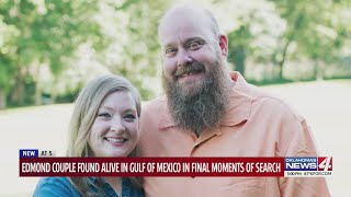 Edmond couple found alive in Gulf of Mexico in final moments of search [upl. by Imak]