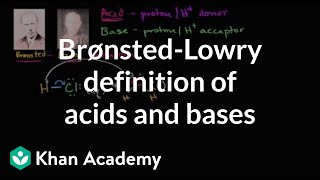 Brønsted–Lowry acids and bases  Chemical reactions  AP Chemistry  Khan Academy [upl. by Missy]