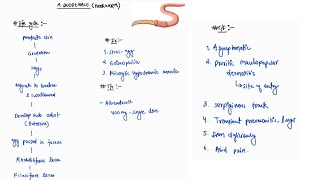 ANCYLOSTOMA DUODENALE NOTES  INFECTIOUS DISEASE  MEDICINE  ONE PAGE NOTES  4TH PROFF  MBBS [upl. by Felske]