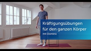 Krafttraining für Anfänger 5 Basic Übungen ohne Geräte [upl. by Bose]