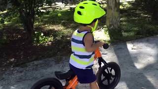 Little biker evolution 1 to 3 yrs old  Strider Balance Bike [upl. by Latsirhc]