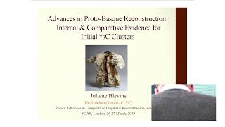 Juliette Blevins CUNY quotAdvances in ProtoBasque reconstructionquot [upl. by Gadmann603]