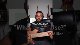 “What’s The Use” by Mac Miller Bass Cover [upl. by Maggy]