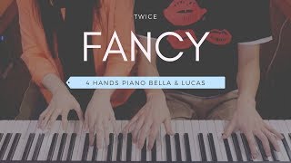 🎵TWICE 트와이스  FANCY  4hands piano [upl. by Ellesij]