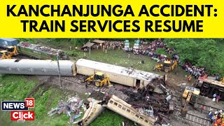 Bengal Train Accident  Kanchanjunga Express  Train Services Resume At Accident Site  N18V [upl. by Noyart767]