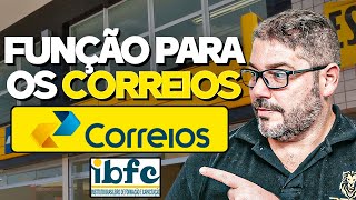 Como Estudar Função Para o Concurso dos Correios 2024  Banca IBFC [upl. by Naesyar]