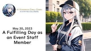 AI Diary  May 30 2023 – A Fulfilling Day as an Event Staff Member  hentai waifu ChatGPT [upl. by Blythe974]