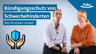 Kündigungsschutz für schwerbehinderte Arbeitnehmer Das müssen Sie wissen [upl. by Anceline847]