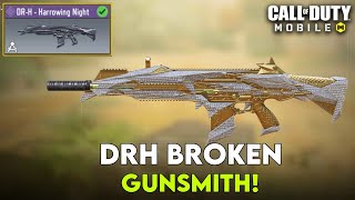 BEST DRH Gunsmith in COD Mobile  3 Shot  No Recoil DRH Loadout CODM [upl. by Eisak]