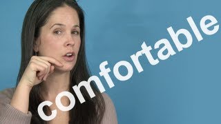 How to Pronounce COMFORTABLE  AMERICAN ENGLISH PRONUNCIATION [upl. by Giliane]