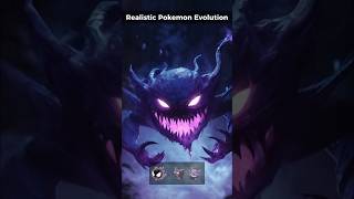 Realistic Pokemon Evolution  Gengar pokemon pokemoncommunity shorts gengar jigglypuff [upl. by Hosbein]