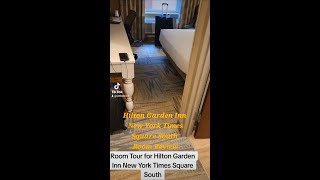 Hilton Garden Inn New York Times Square South Review [upl. by Nannek]