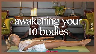 Kundalini Yoga Set Awakening to Your Ten Bodies  KIMILLA [upl. by Eisnil]