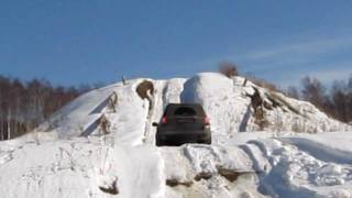 Land Rover Freelander 2  snow hill up 2MOV [upl. by Toille]