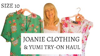 JOANIE CLOTHING amp YUMI TRYON HAUL  SIZE 10 SUMMER DRESS HAUL  SALE DISCOUNTS Her Timeless Style [upl. by Samala]