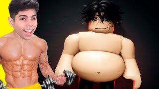 TREINANDO MEU NOOB PRA FICAR FORTE NO ROBLOX [upl. by Alekim265]