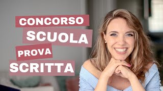 Concorso scuola  La prova scritta [upl. by Salta445]