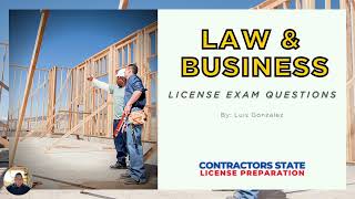 Contractors License Law Practice Exam Questions [upl. by Atwahs]