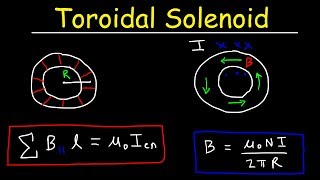 Magnetic Field of a Toroidal Solenoid Amperes Law Physics amp Electromagnetism [upl. by Colpin]