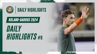 Daily Highlights 9  RolandGarros 2024 [upl. by Rehpotisrhc918]