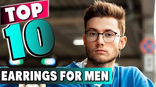 Top 10 Best Earrings For Men 2024 [upl. by Auof]