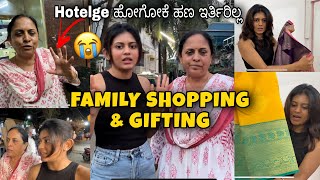 Family shopping amp Gifting 🛍️  Our hard time 😭  Kannada vlogs  kannada [upl. by Geehan520]