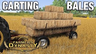 CARTING BALES  Farmers Dynasty  Episode 20 [upl. by Bartosch]