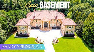 19000 SQFT Home w Ballroom Bar amp Lounge  10 Bedrooms on 2 Acres FOR SALE North of Atlanta [upl. by Seibold]