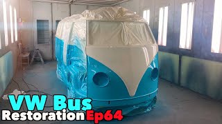 VW Bus Restoration  Episode 64  Theres your twotone  MicBergsma [upl. by Olonam714]