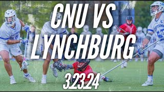 CNU Lacrosse vs Lynchburg Highlights 2024 [upl. by Etessil]