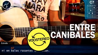 Como tocar quotEntre Caníbalesquot de Soda Stereo  Guitarra HD Tutorial COMPLETO  christianvib [upl. by Standush]