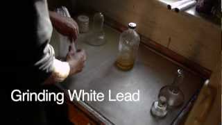 Marc Dalessios Minute Painting Video 6 Grinding White Lead [upl. by Cayla371]