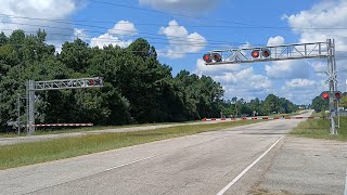 Highway 321 Railroad Crossing Winnsboro SCSouth Carolina Railroad Museum [upl. by Eiralc]