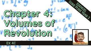 Volumes of Revolution A2 3 • Parametric curves • CP2 Ex4C • 🎯 [upl. by Akirea]