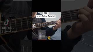 214  Intro Guitar Tutorial guitarlessonsforbeginners learntoplayguitar guitar [upl. by Novert]