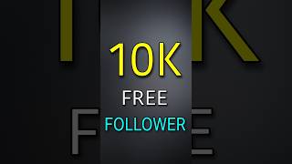 10K FREE FOLLOWERS ON INSTAGRAM 💥  Instagram per Followers Kaise Badhae [upl. by Nwahsav]