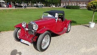 1934  Lagonda Rapier Tourer  Exterior and Interior  ClassicGala Schwetzingen 2015 [upl. by Oleic15]