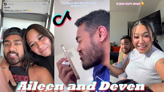 Aileenchristineee TikToks Video 2021  Aileen and Deven TikTok Couple 2021 [upl. by Spearing664]