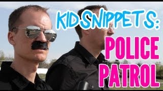 Kid Snippets quotPolice Patrolquot Imagined by Kids [upl. by Eniac]