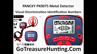 Entry Level Metal Detector PANCKY PK0075 VDI Gold Silver Clad Aluminum Copper [upl. by Akila]