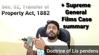 Supreme General Films exchange v Brijnath Singh Deo CASE  Sec 52 TPA  Doctrine of lis pendens [upl. by Williams]