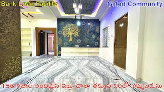 156 Sq Yards  Independent House For Sale  Ready To Move  New House For Sale in Hyderabad [upl. by Cost]