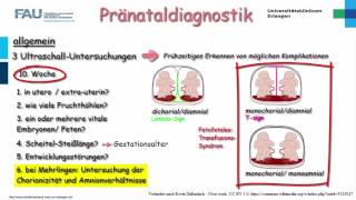 Gynäkologie ─ Pränataldiagnostik Teil 12 [upl. by Becker]