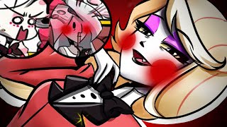 CHARLIE FLIRTS  HARD Hazbin Hotel Comic Dubs Chaggie [upl. by Eugirne993]