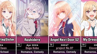 110 Upcoming Romance Anime in 2024 and Beyond [upl. by Rehpotisrhc]