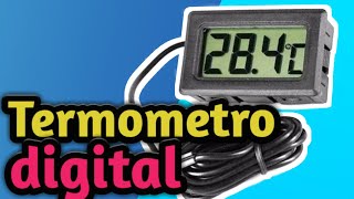 Termometro digital  termometro digital   Termômetro Digital Freezer Aquário [upl. by Aicarg9]